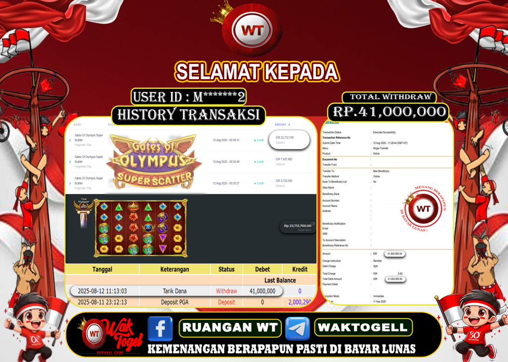 BUKTI PEMBAYARAN SLOT WAKTOGEL