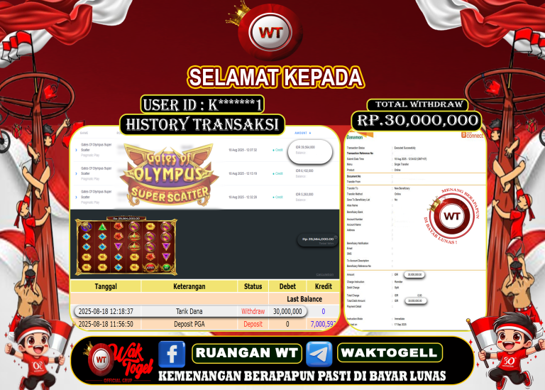 BUKTI PEMBAYARAN SLOT WAKTOGEL