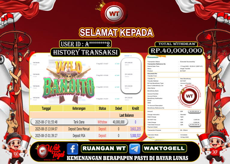 BUKTI PEMBAYARAN SLOT WAKTOGEL