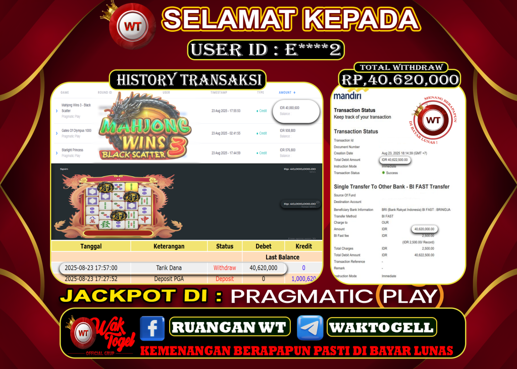 BUKTI PEMBAYARAN SLOT WAKTOGEL