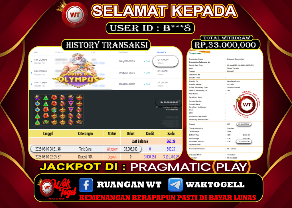 BUKTI PEMBAYARAN SLOT WAKTOGEL