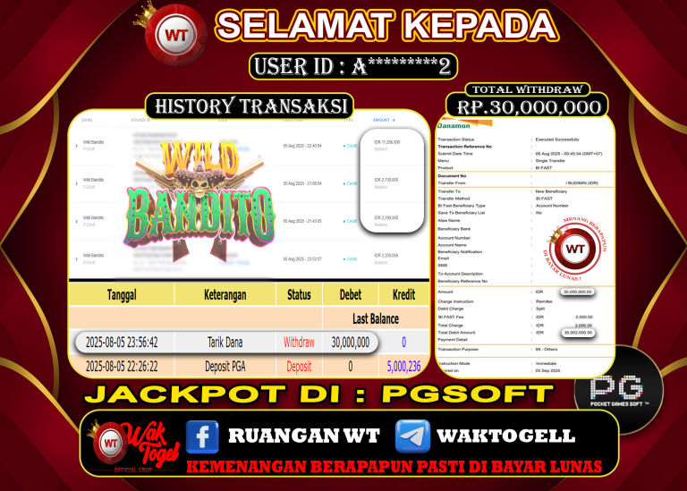 BUKTI PEMBAYARAN SLOT WAKTOGEL