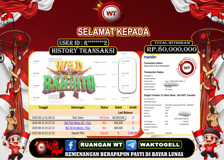 BUKTI PEMBAYARAN SLOT WAKTOGEL
