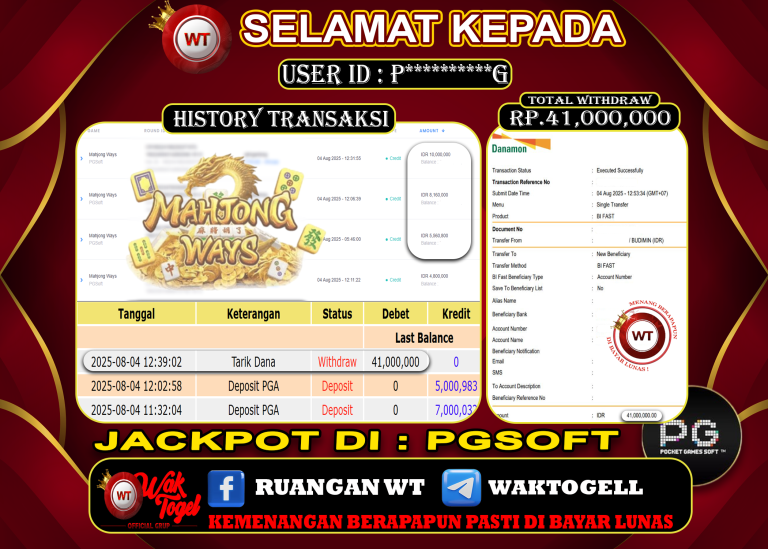 BUKTI PEMBAYARAN SLOT WAKTOGEL