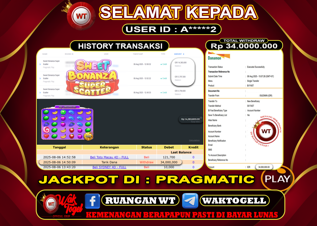 BUKTI PEMBAYARAN SLOT WAKTOGEL