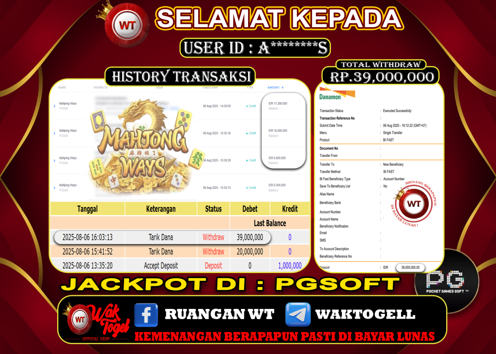 BUKTI PEMBAYARAN SLOT WAKTOGEL