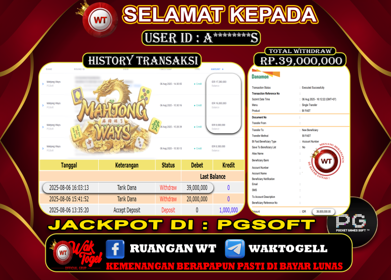 BUKTI PEMBAYARAN SLOT WAKTOGEL