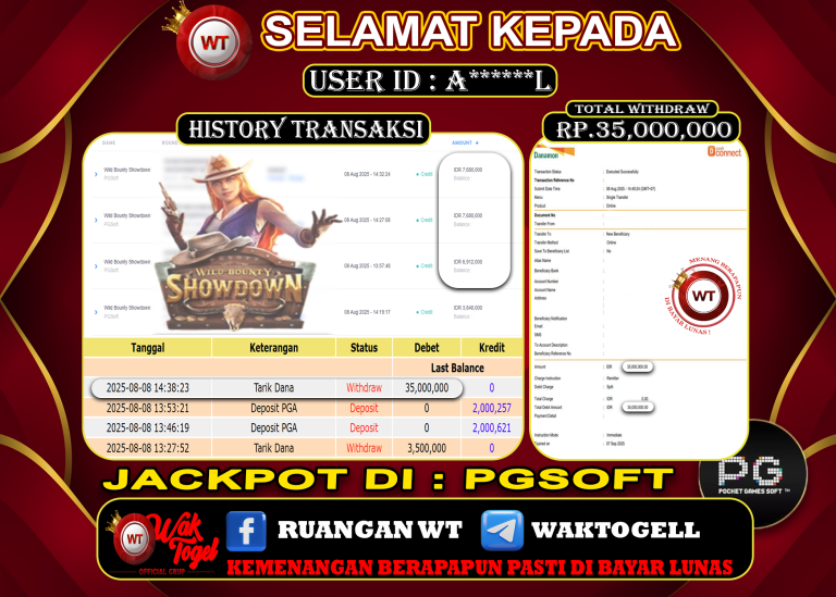 BUKTI PEMBAYARAN SLOT WAKTOGEL