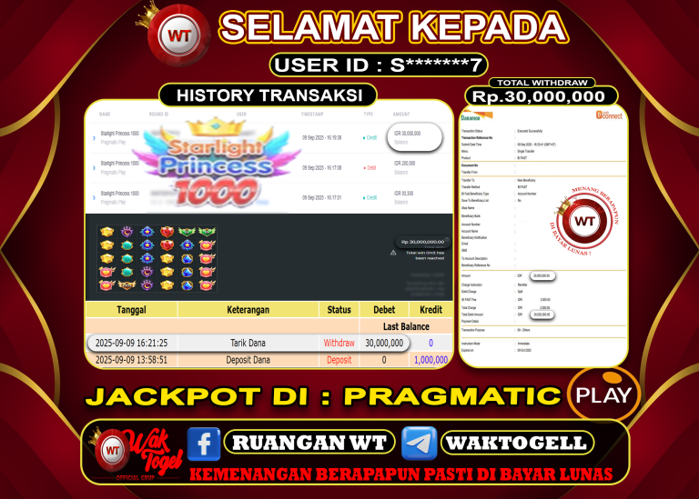 BUKTI PEMBAYARAN SLOT WAKTOGEL