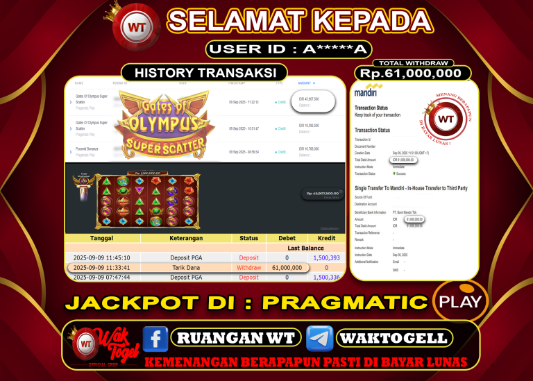 BUKTI PEMBAYARAN SLOT WAKTOGEL
