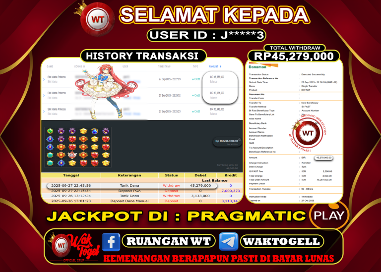 BUKTI PEMBAYARAN SLOT WAKTOGEL