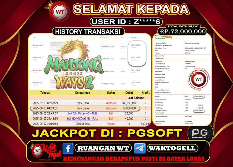 BUKTI PEMBAYARAN SLOT WAKTOGEL