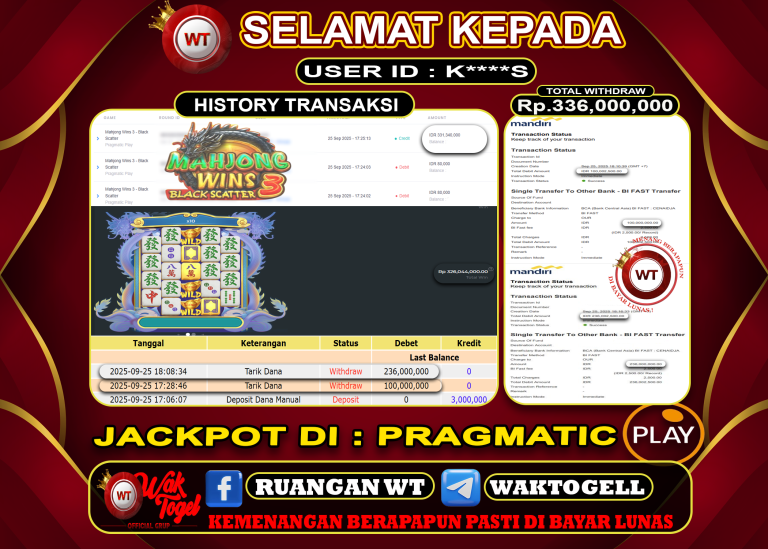 BUKTI PEMBAYARAN SLOT WAKTOGEL