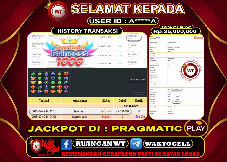 BUKTI PEMBAYARAN SLOT WAKTOGEL