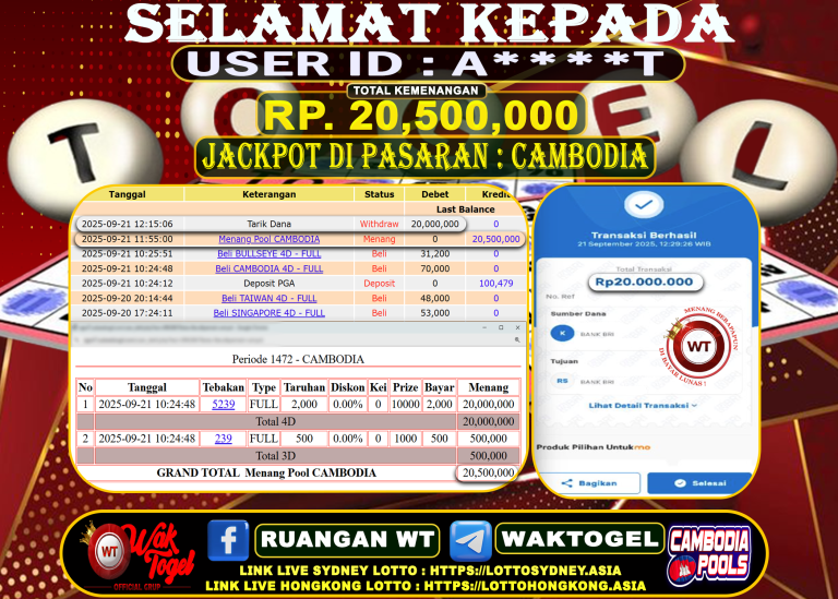 BUKTI PEMBAYARAN CAMBODIA WAKTOGEL