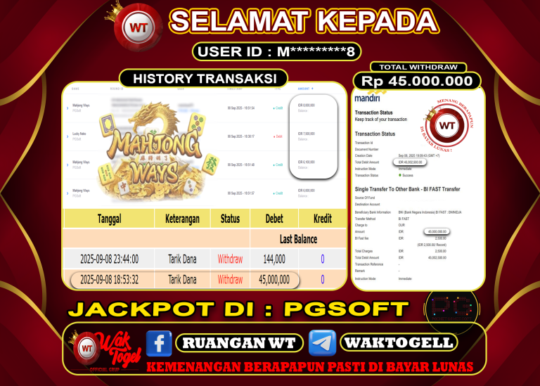 BUKTI PEMBAYARAN SLOT WAKTOGEL