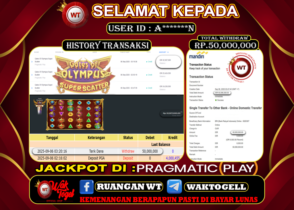 BUKTI PEMBAYARAN SLOT WAKTOGEL