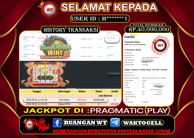 BUKTI PEMBAYARAN SLOT WAKTOGEL
