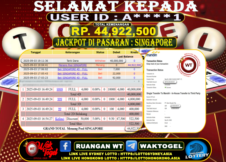 BUKTI PEMBAYARAN SINGAPORE WAKTOGEL