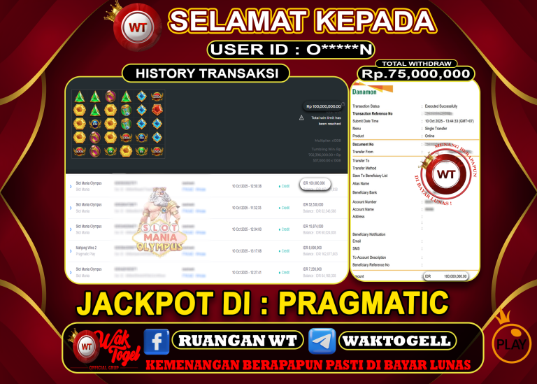 BUKTI PEMBAYARAN SLOT WAKTOGEL