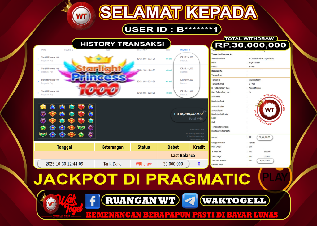 BUKTI PEMBAYARAN SLOT WAKTOGEL