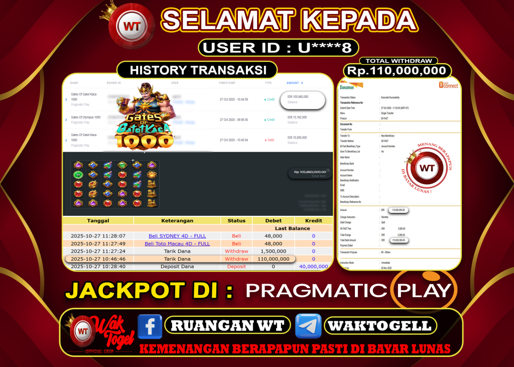 BUKTI PEMBAYARAN SLOT WAKTOGEL