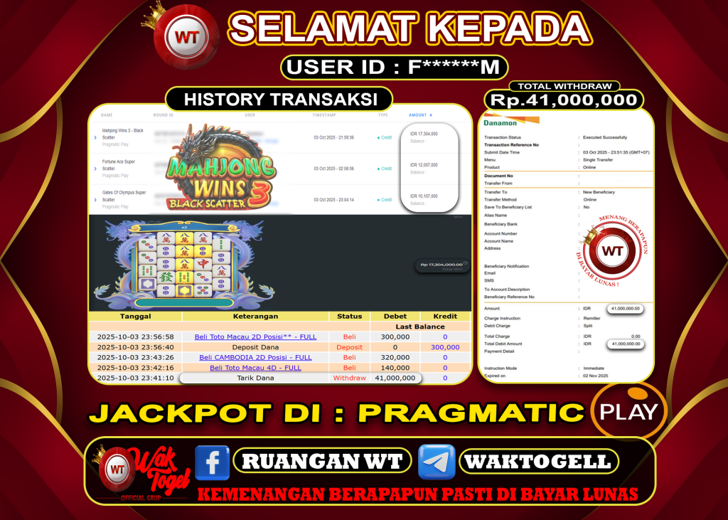 BUKTI PEMBAYARAN SLOT WAKTOGEL