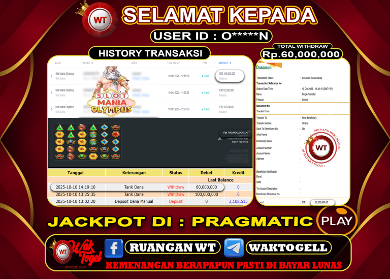 BUKTI PEMBAYARAN SLOT WAKTOGEL