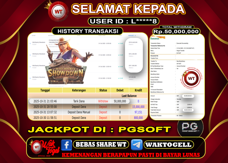 BUKTI PEMBAYARAN SLOT WAKTOGEL