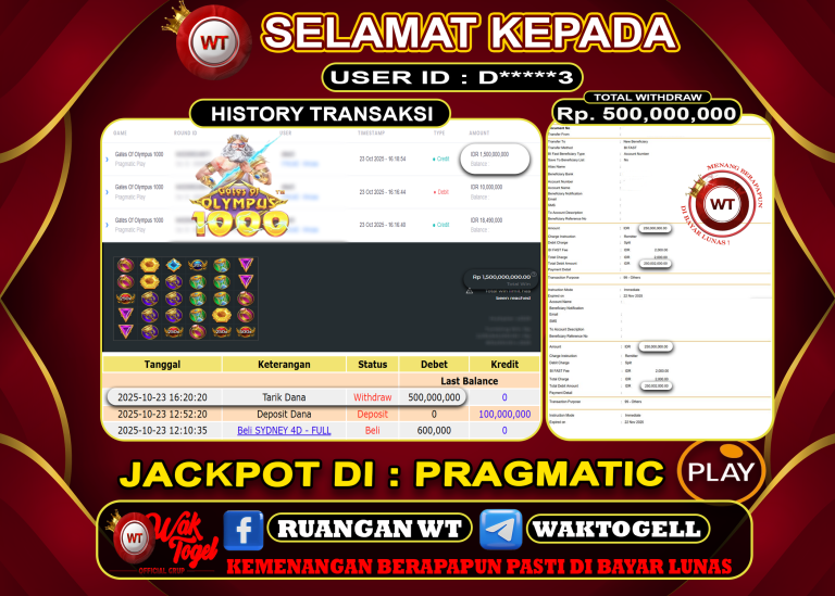 BUKTI PEMBAYARAN SLOT WAKTOGEL