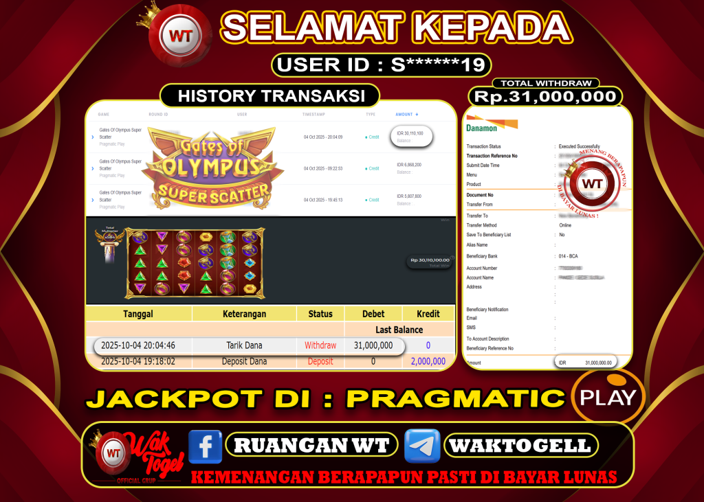 BUKTI PEMBAYARAN SLOT WAKTOGEL