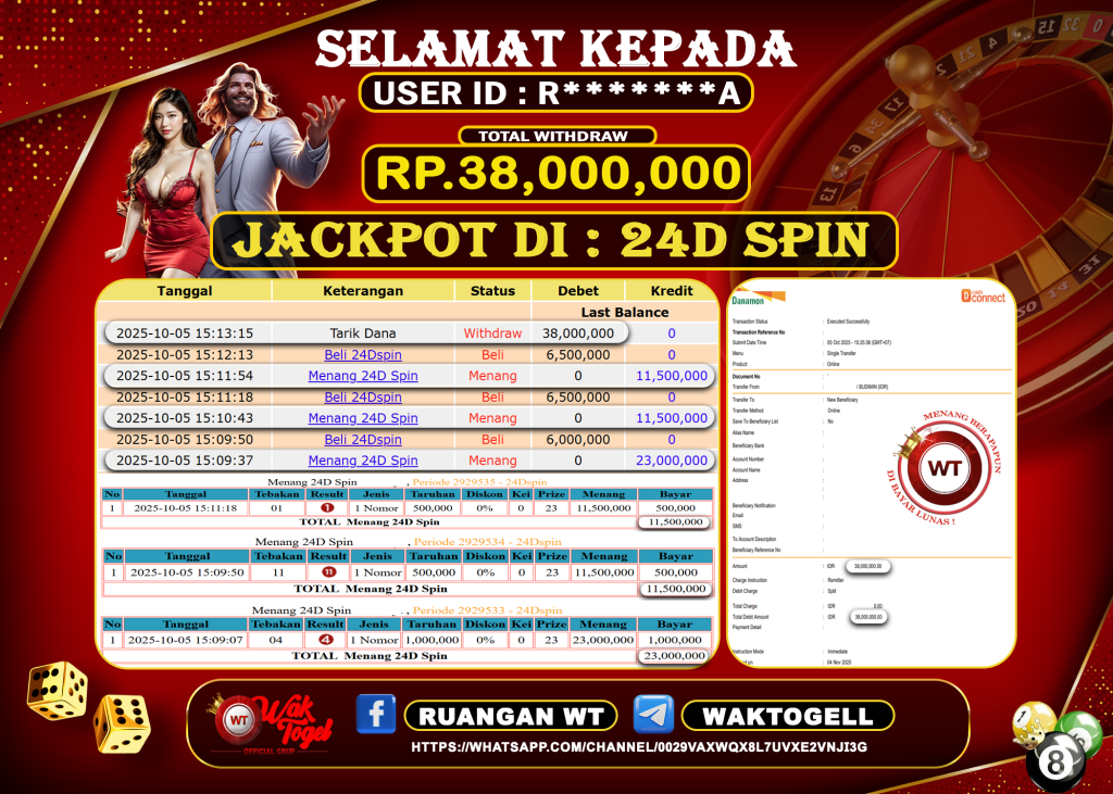 BUKTI PEMBAYARAN 24D SPIN WAKTOGEL