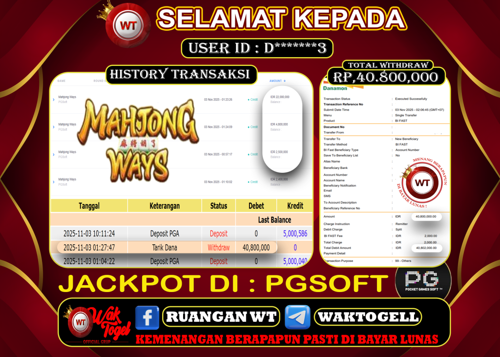 BUKTI PEMBAYARAN SLOT WAKTOGEL