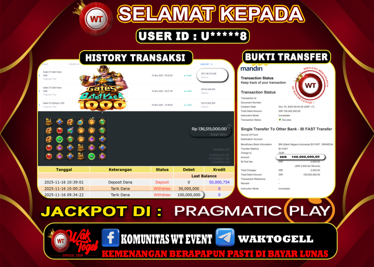 BUKTI PEMBAYARAN SLOT WAKTOGEL