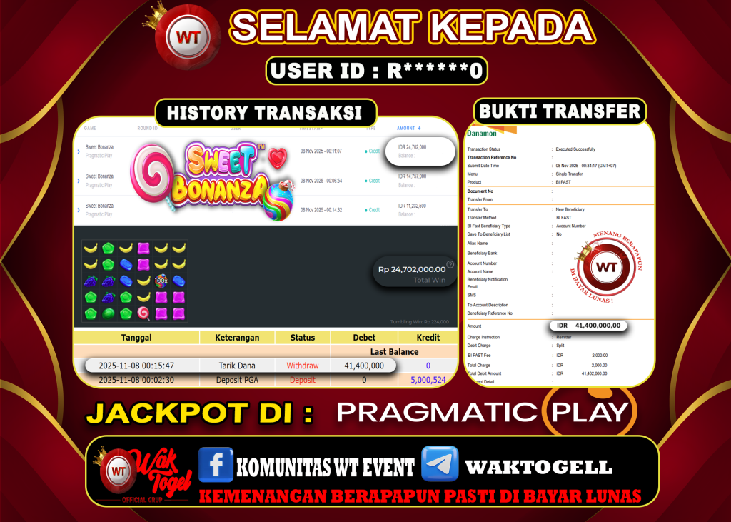 BUKTI PEMBAYARAN SLOT WAKTOGEL