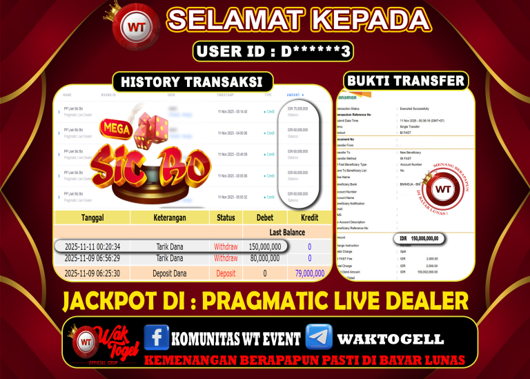 BUKTI PEMBAYARAN SLOT WAKTOGEL