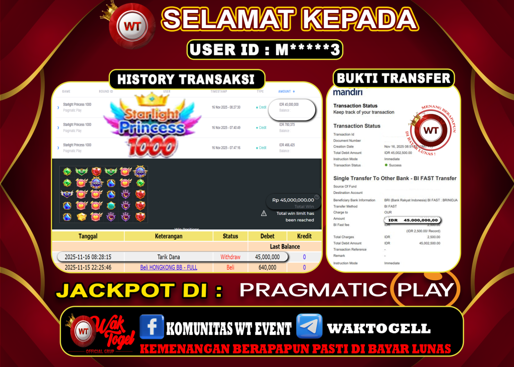 BUKTI PEMBAYARAN SLOT WAKTOGEL