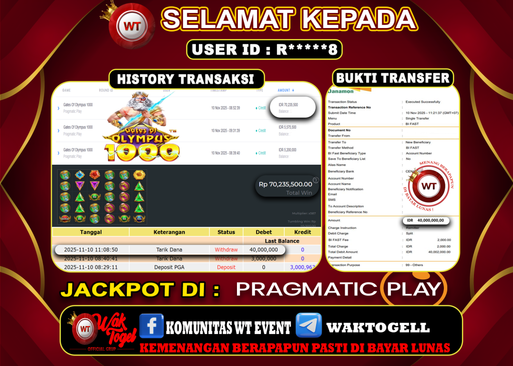 BUKTI PEMBAYARAN SLOT WAKTOGEL