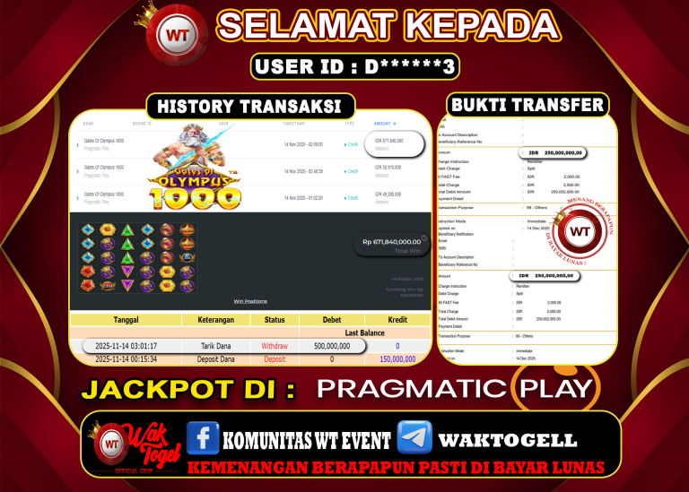 BUKTI PEMBAYARAN SLOT WAKTOGEL