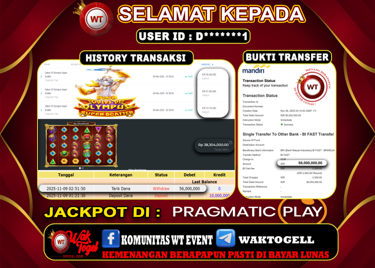 BUKTI PEMBAYARAN SLOT WAKTOGEL